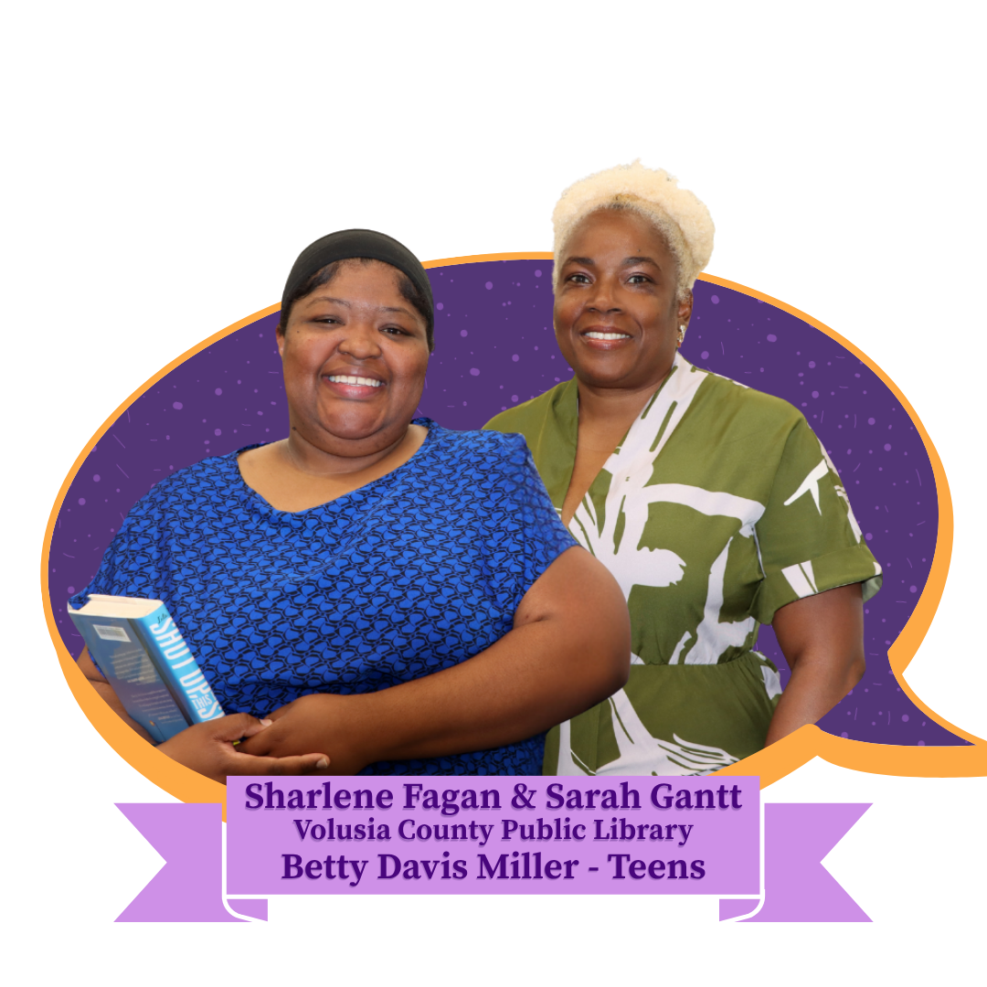 Photo of Sharlene Fagan and Sarah Gantt, winners of the Betty Davis Miller - Teens Award