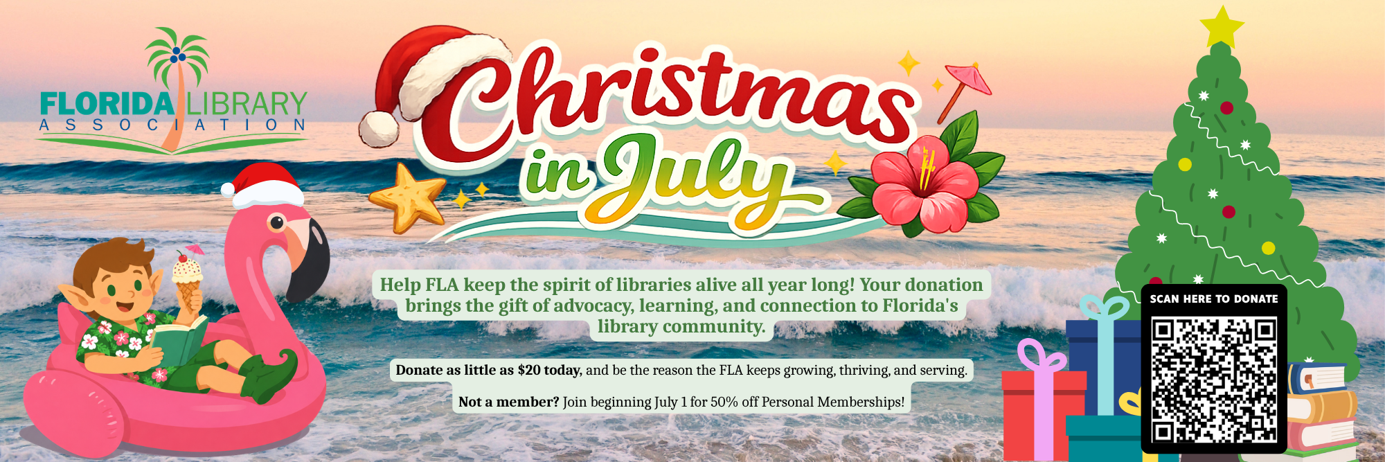 Christmas in July 2026 graphic