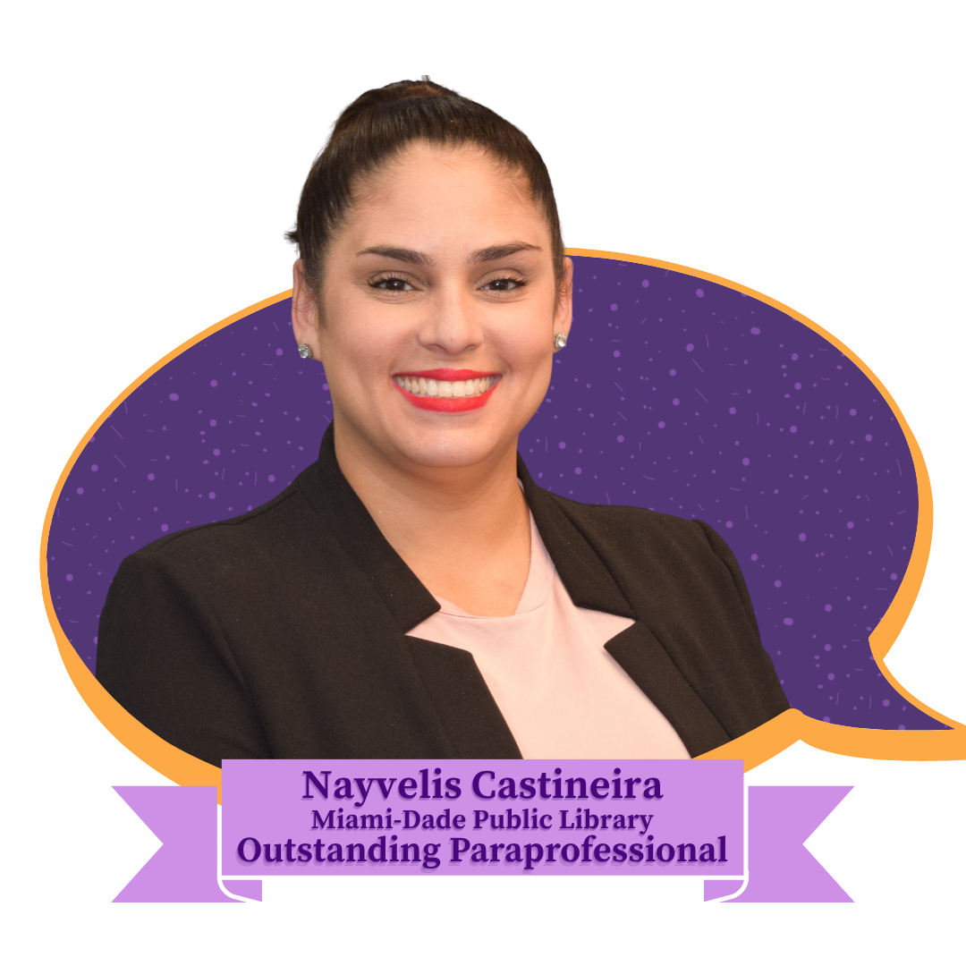 Photo of Nayvelia Castineira, winner of the Outstanding Paraprofessional Award