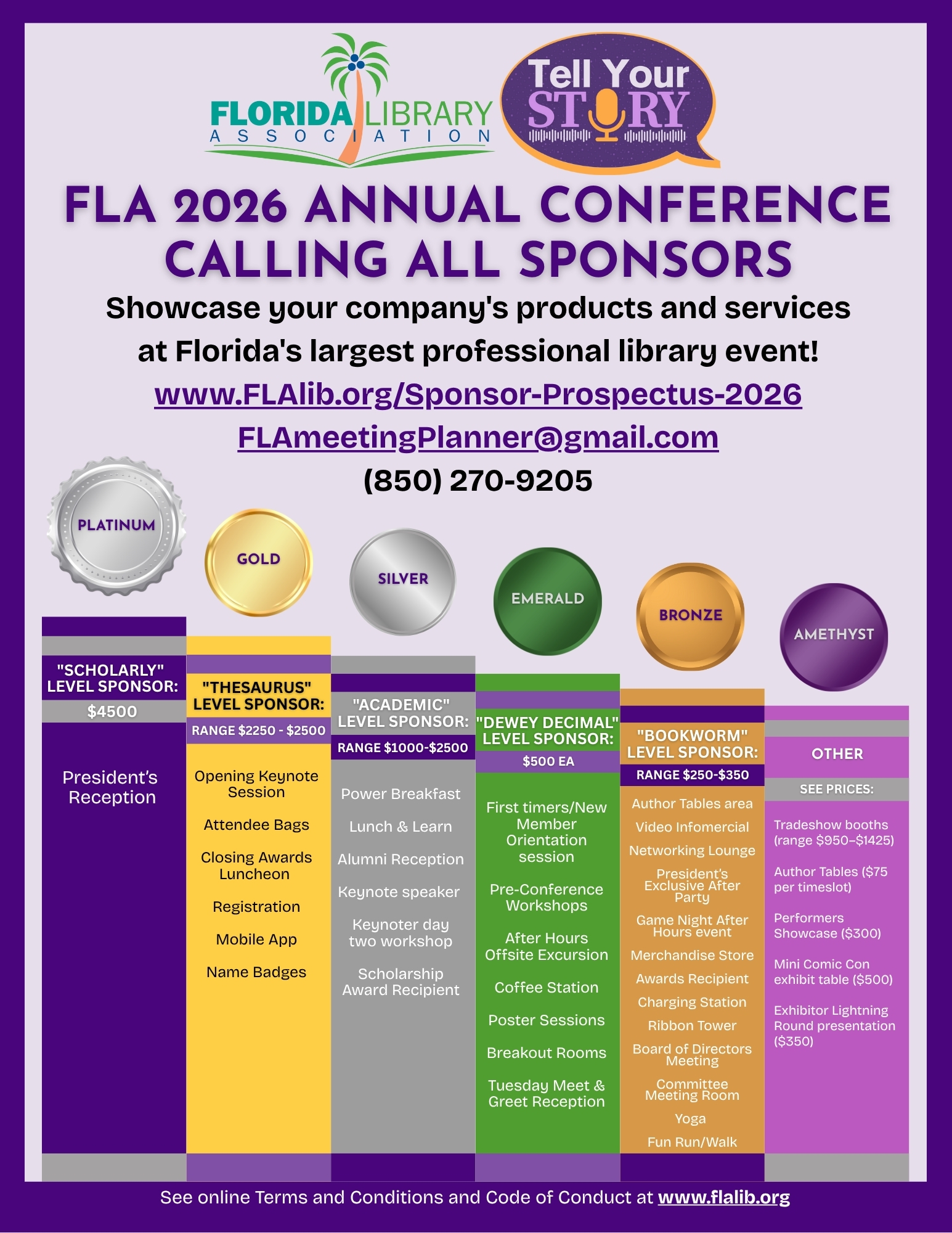FLA Sponsor Prospectus Flyer