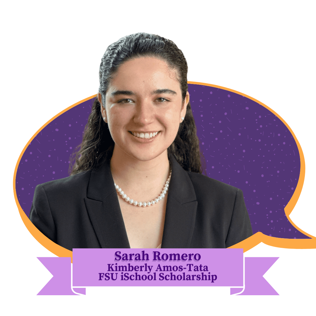 Photo of Sarah Romero, FSU iSchool Scholarship winner